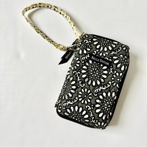 Bella Taylor Floral Quilted Wallet Wristlet
